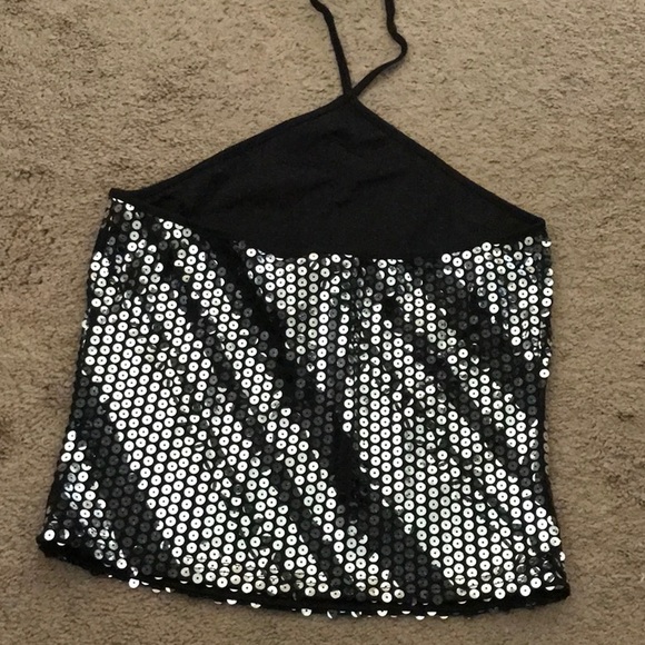 EXPRESS Sequins Top. Size S - Picture 5 of 8